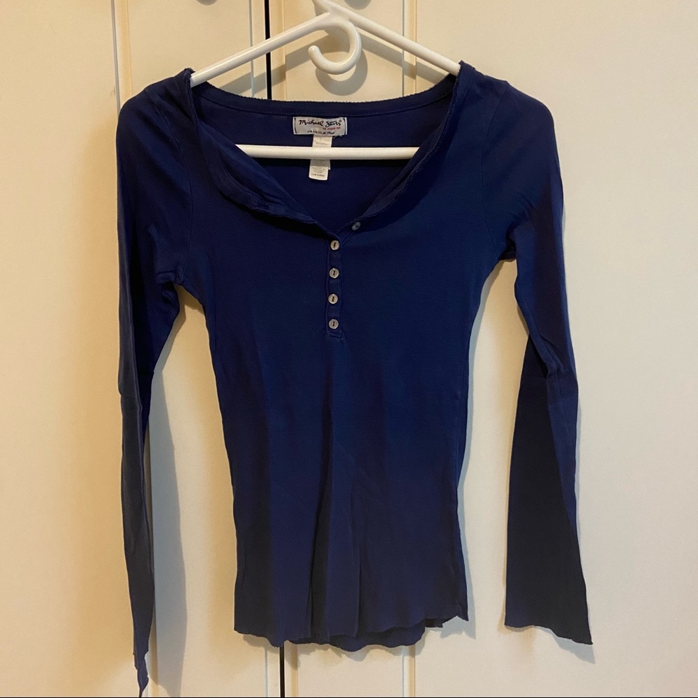 Michael Stars navy long sleeve